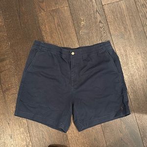 Men’s navy colored polo cotton shorts